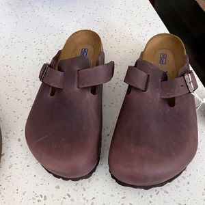 Birkenstock Boston Soft Footbed Habana Oiled Leather Size 38